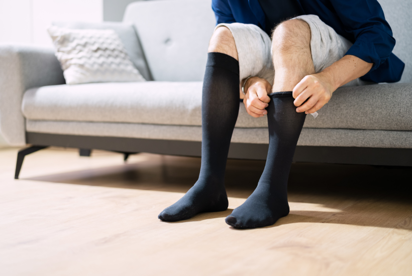 Compression stockings 2030 mmHg knee high pair closed toe Toronto