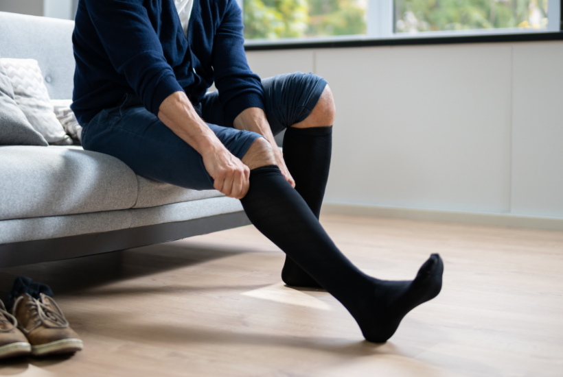 Compression stockings 2030 mmHg knee high pair closed toe Toronto